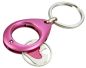 Mobile Preview: Schlüsselanhänger mit Chip Herzpferde, Pink