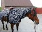 Preview: Horse Guard Zebra Fliegen-Ausreitdecke 2-teilig, Gr. L