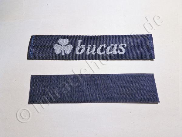 Bucas Neck Attach on Rugs, Befestigung für Halsteil, Navy/Silver