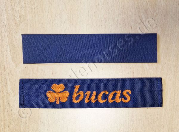 Bucas Neck Attach on Rugs, Befestigung für Halsteil, Navy/Orange