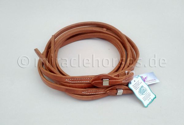 Herman Oak Leather® Harness Split Reins (5/8'' x 8'3), extra lang
