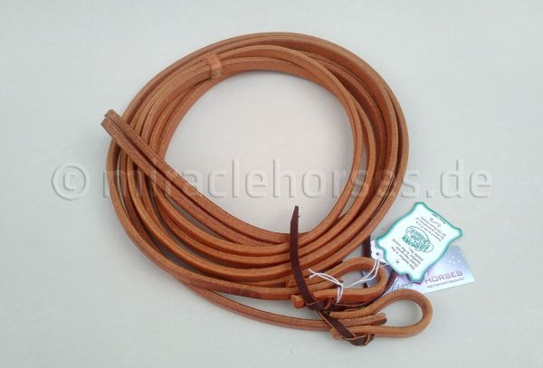 Herman Oak Leather® Harness Split Reins (1/2'' x 8'), schwere Enden