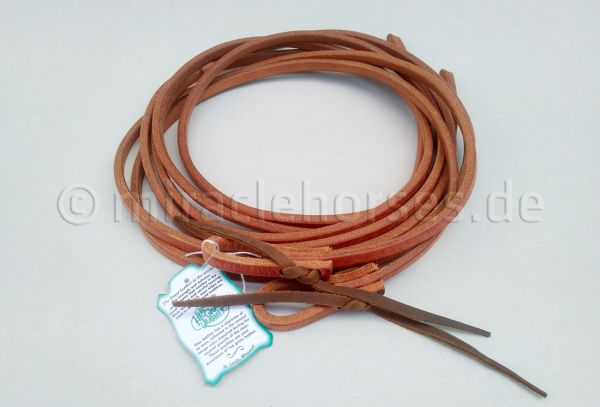 Herman Oak Leather® Harness Split Reins (3/8'' x 8'), schwere Enden