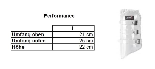 Gera Performance Gamaschen mit Lammfell, Gr. M
