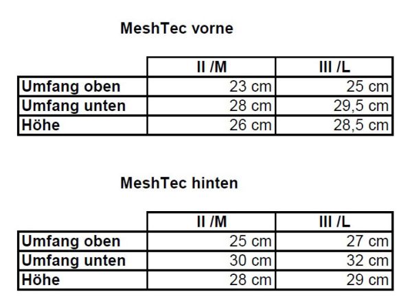 Gera Mesh Tec 360° Gamaschen - Sondermodell Gr. L (hinten)