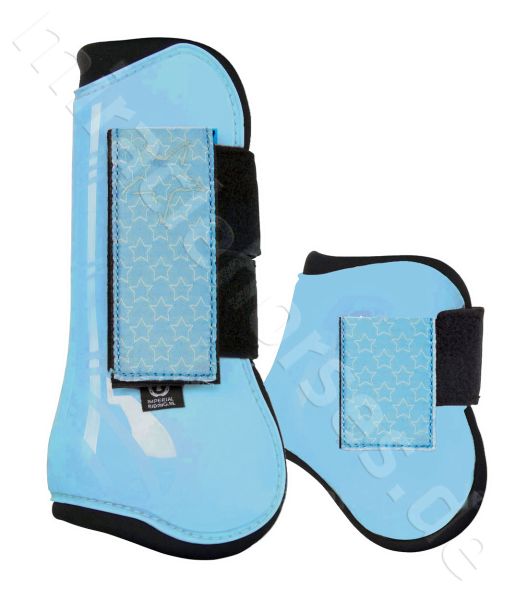 Imperial Riding IRHStar Gamaschen & Streichkappen (4er Set), Light Blue