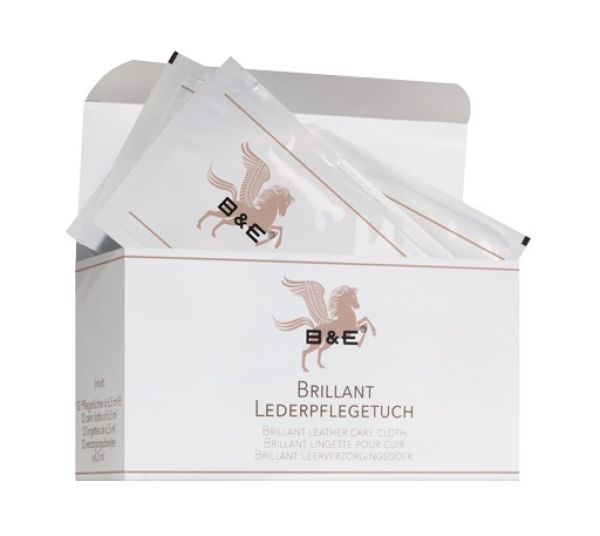 Bense & Eicke Brillant Lederpflegetuch (12 Stück)