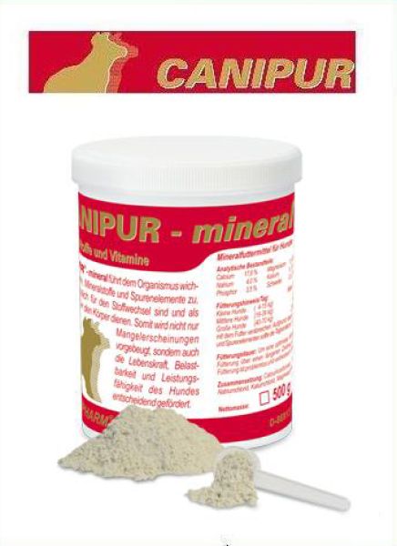 Canipur mineral für Hunde, 500g / 1kg