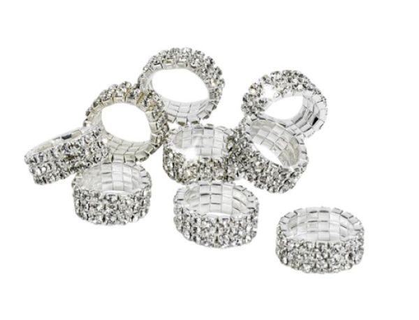 Busse Strass-Mähnengummis CRYSTAL klein (10er)