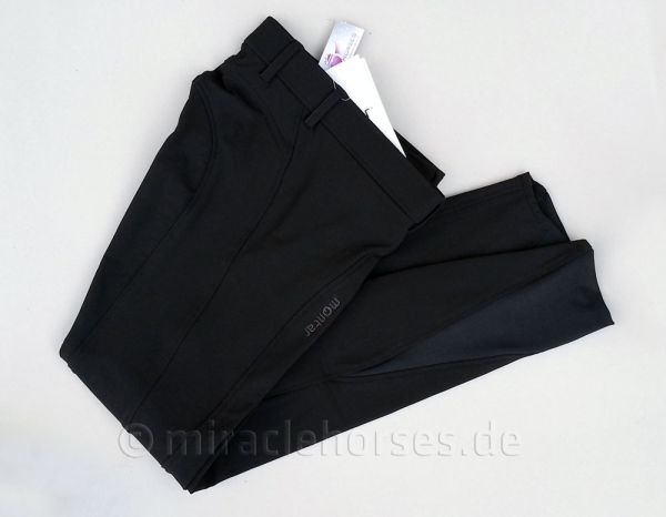 Montar® Damenreithose ESS Plain, Black (Silikon-Kniebesatz)