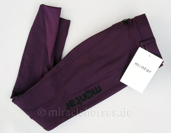 Montar® Damenreithose Ellen, Plum (Silikon-Kniebesatz)