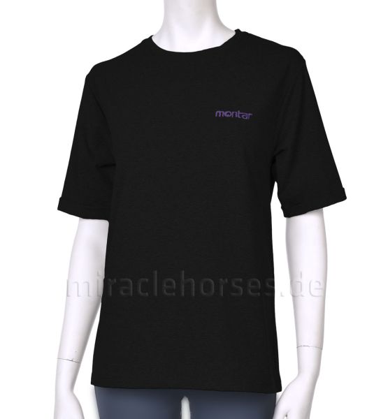 Montar® T-Shirt Cara, Schwarz