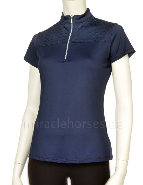 Montar® T-Shirt Essential Patsy mit Lasercut, Navy