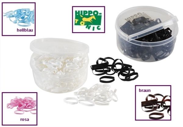 Hippo Tonic Silikon Mähnengummis (Box), extra-reißfest