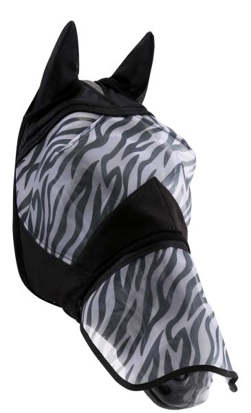 Horse Guard Zebra Anti-UV Fliegenmaske Complete