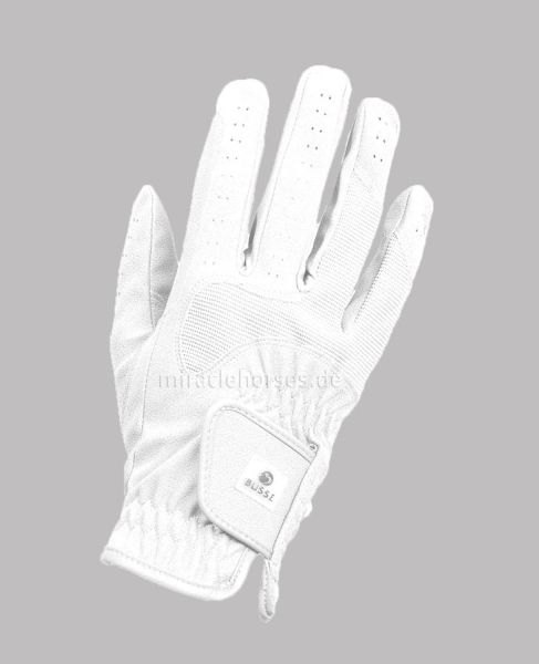 Busse Turnier-Handschuhe Classic Stretch weiß (Gr. Kind S - Erw XXL)