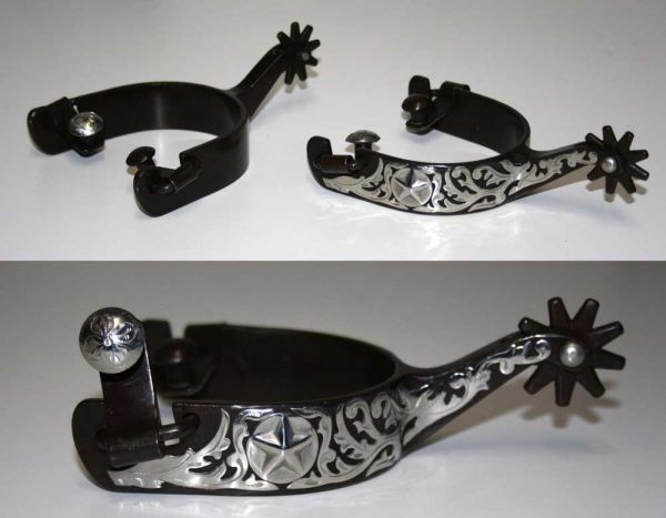 Westernsporen Floral Star Concho