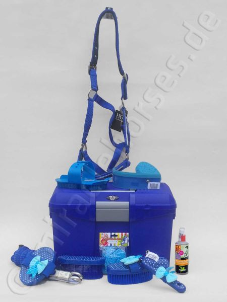 Busse Putzbox Tipico Blau mit Putzset (13-teilig)