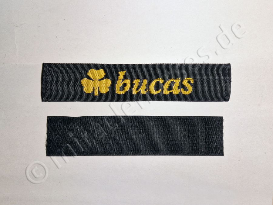 Bucas Neck Attach on Rugs, Befestigung für Halsteil, Black/Gold