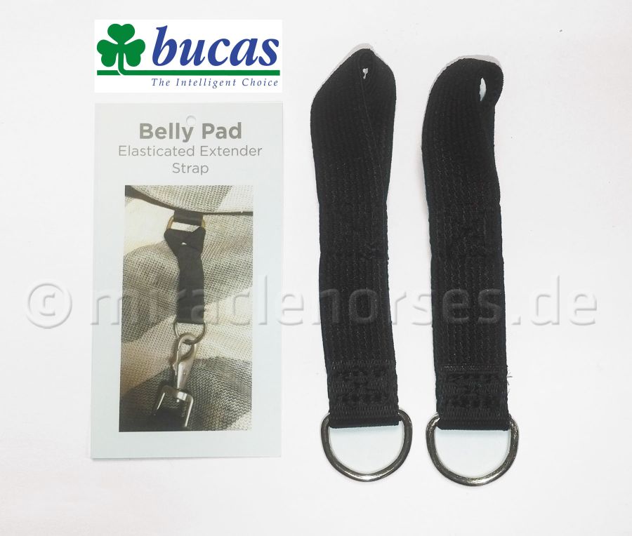 Bucas Belly Pad Elastic Extender Straps (Paar) Verlängerung für Bauchlatz