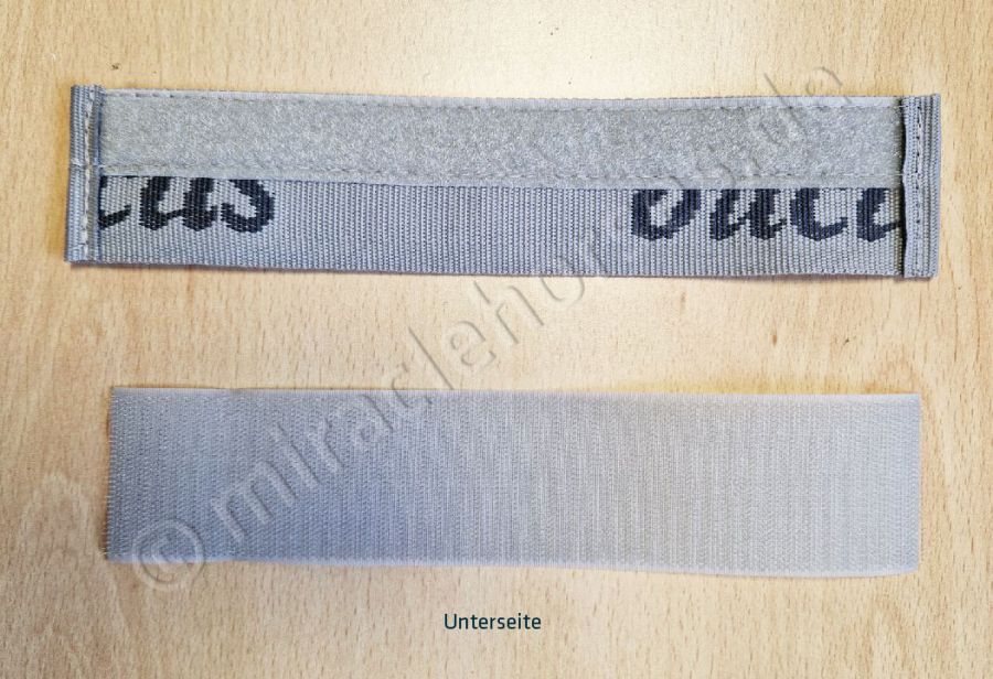 Bucas Neck Attach on Rugs, Befestigung für Halsteil, Silver/Black