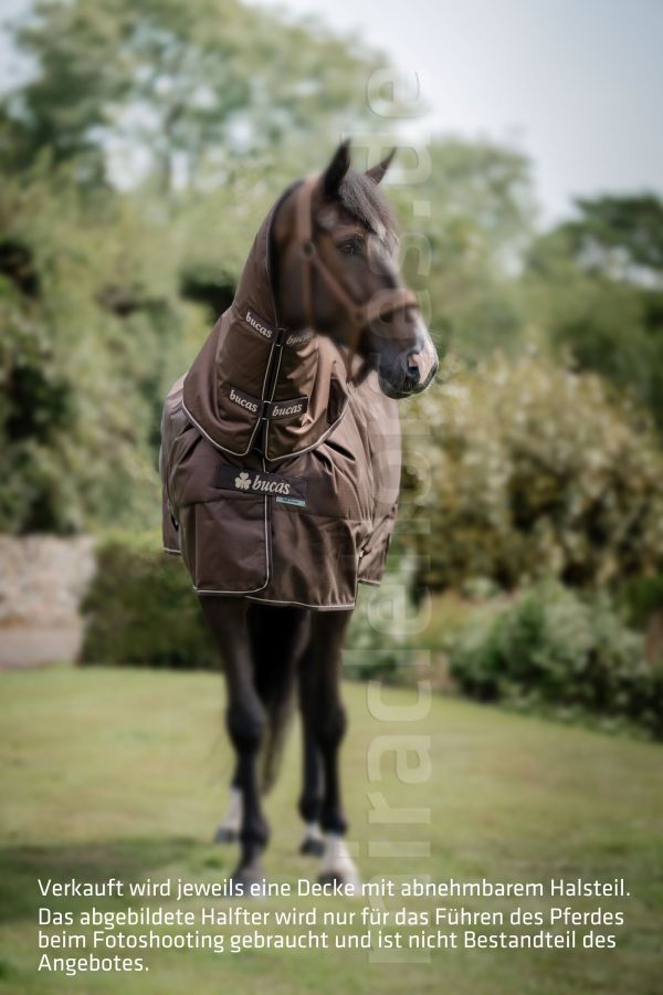 Bucas Irish Turnout Light/50 Regendecke + Neck