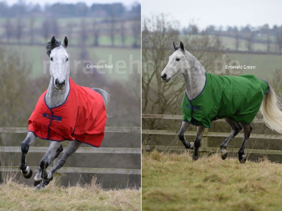 Bucas 2022/2023: Freedom Turnout Light Regendecke, Crimson Red & Emerald Green