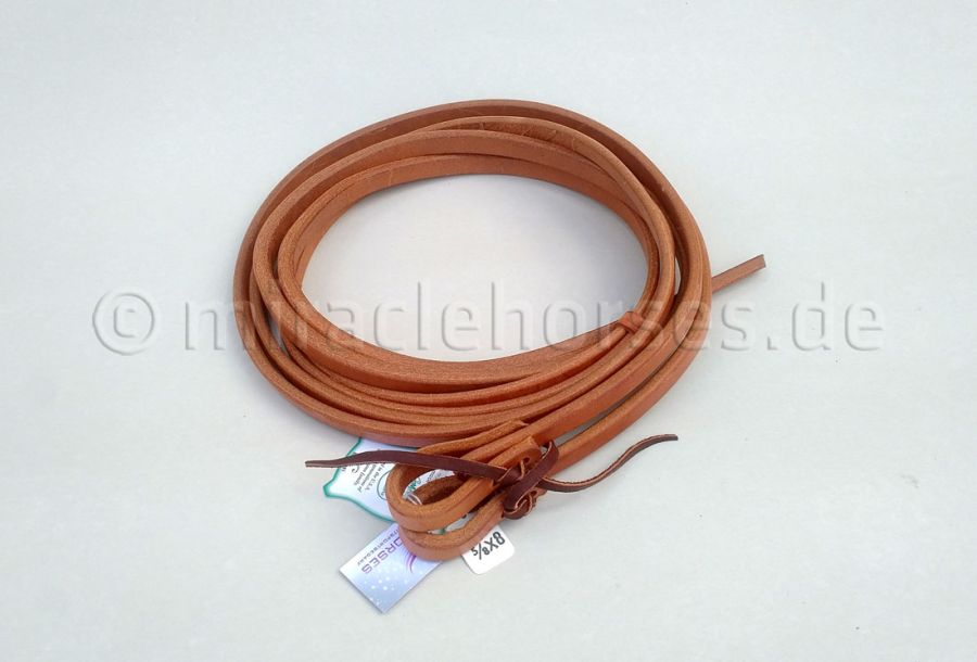 Herman Oak Leather® Harness Split Reins (5/8'' x 8'), schwere Enden