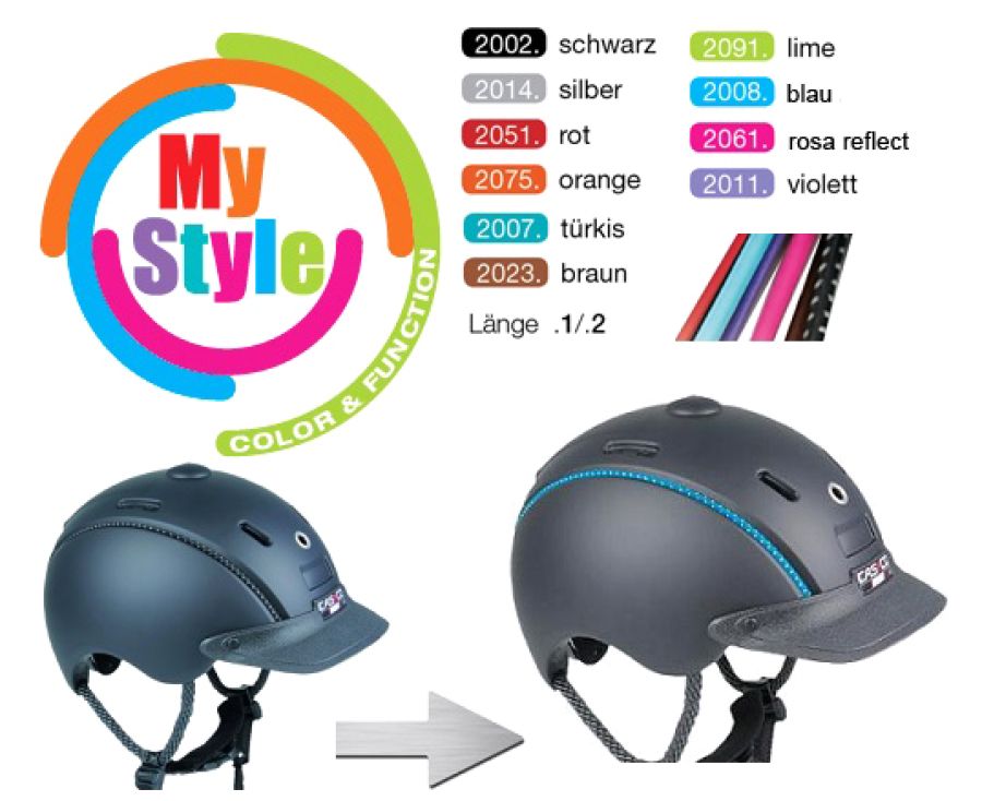 Casco My Style Biese Steifen - Pimp Your Riding Helmet! Gr. 1 (S-L)