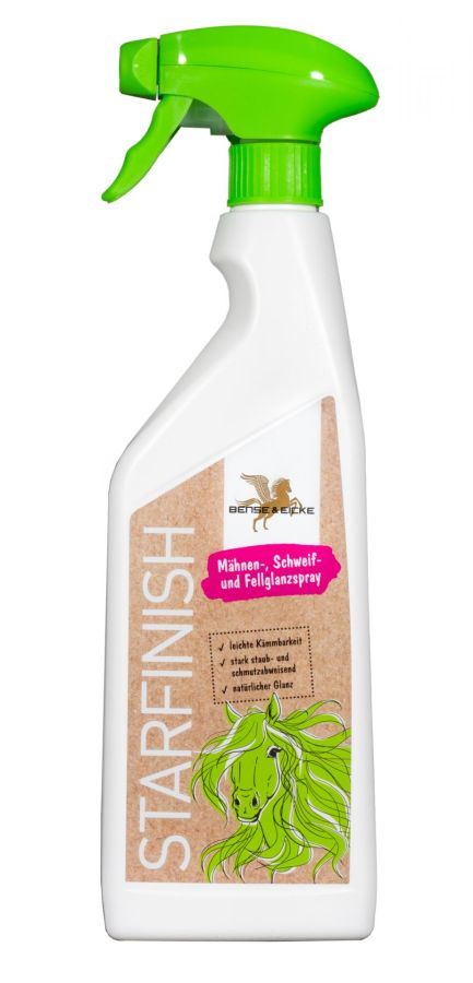 B&E StarFinish Mähnenspray 750ml - 135 Jahre Gold Edition