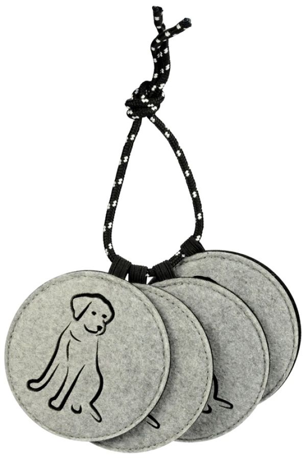 Filz-Untersetzer Hund (4 Stück)