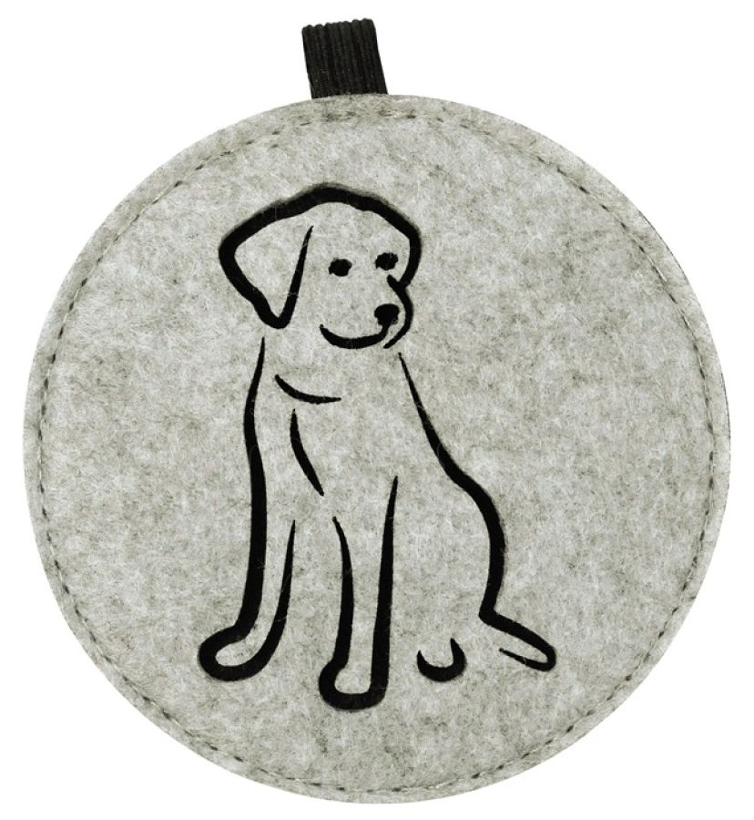 Filz-Untersetzer Hund (4 Stück)