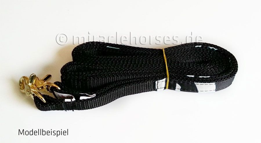 Tough 1 King Series Nylon Westernzaum White Zebra inkl. Split Reins