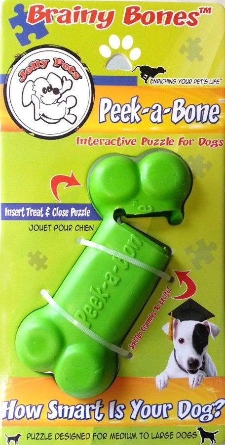 Jolly Pets Brainy Bones Peek-A-Bone Hundefutterball