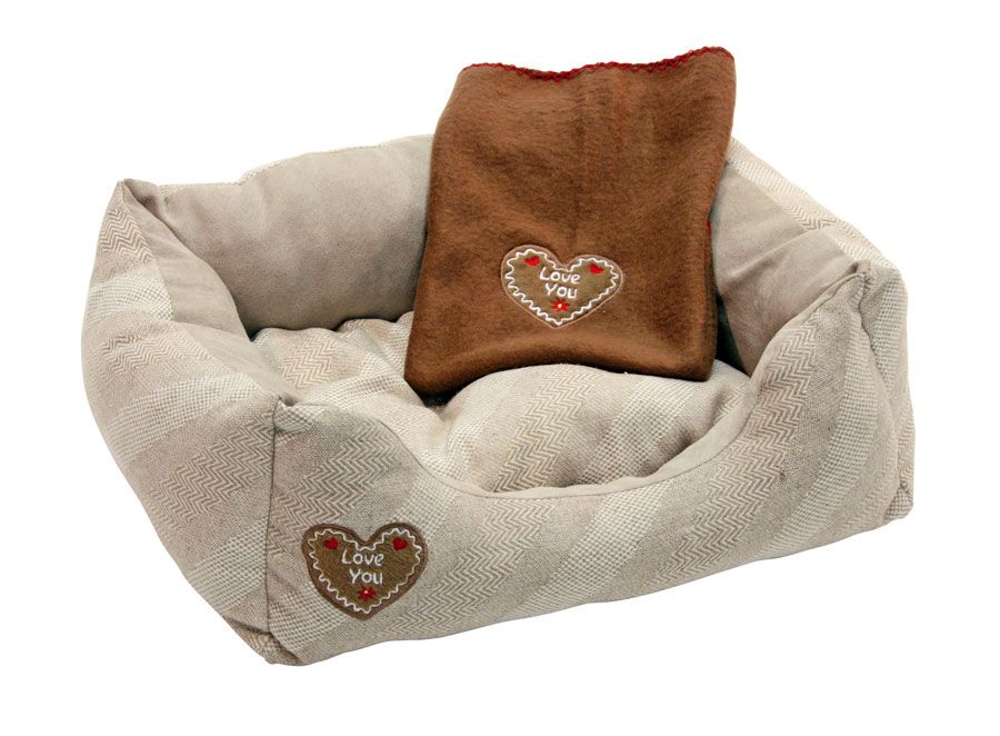 Kerbl Kuschelbett Love You 47x37 cm