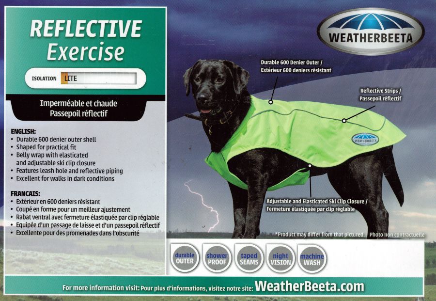 WeatherBeeta Hundemantel Reflective Exercise