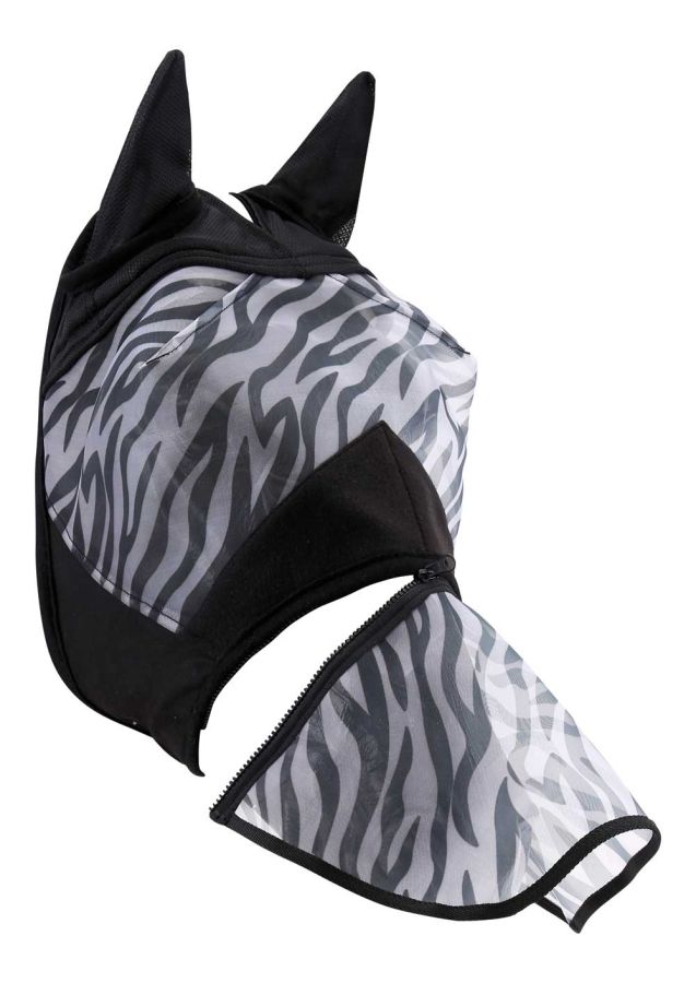 Horse Guard Zebra Anti-UV Fliegenmaske Complete