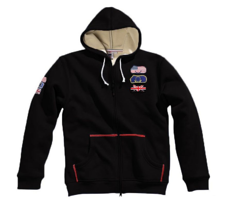 Equi Thème Länderdecken Hoodie, Schwarz Gr. S