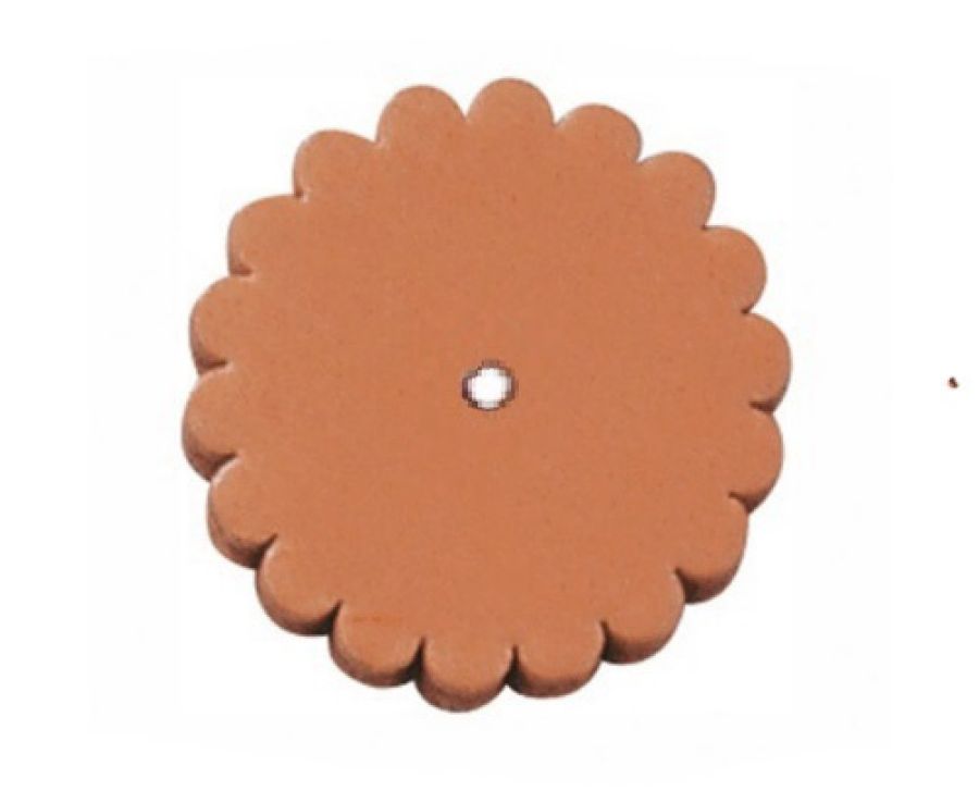 Lederrosette, hell