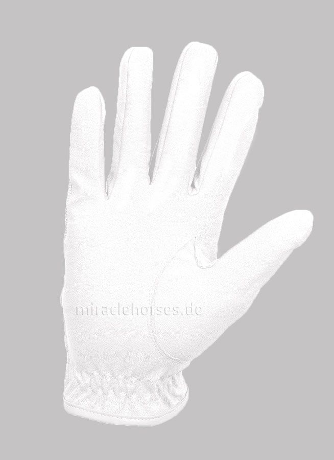 Busse Turnier-Handschuhe Classic Stretch weiß (Gr. Kind S - Erw XXL)