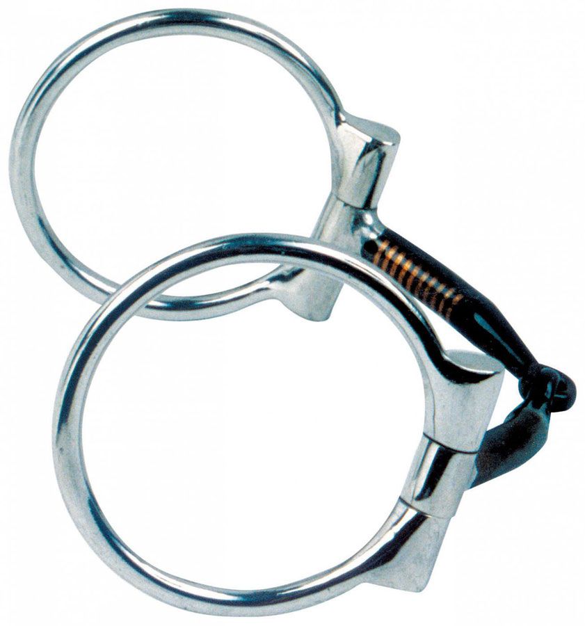 Snaffle Bit D-Ring Sweet Iron mit Kupferinlays