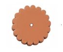 Lederrosette, hell